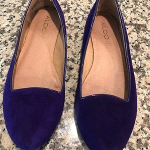 SOLD Aldo Purple Suede Flats Brand New!